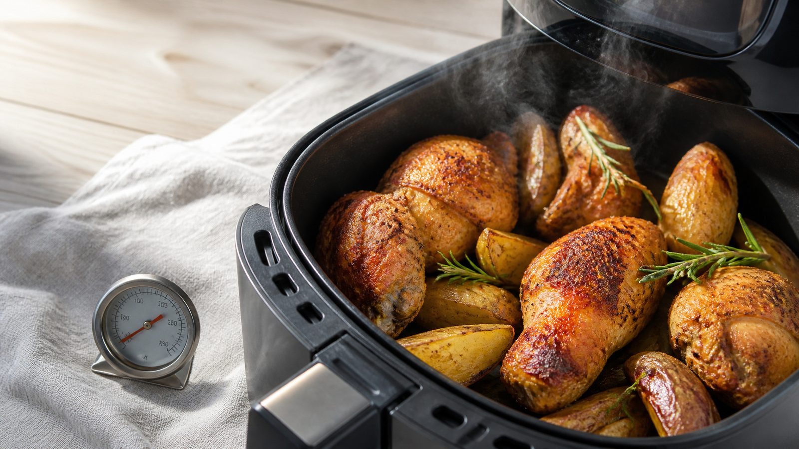 Warum 180 Grad Ober Unterhitze im Airfryer zu hoch sind