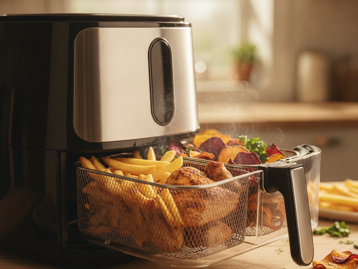 Airfryer mit einem oder zwei Fächern - Wie das zweite Fach im Alltag wirklich wirkt