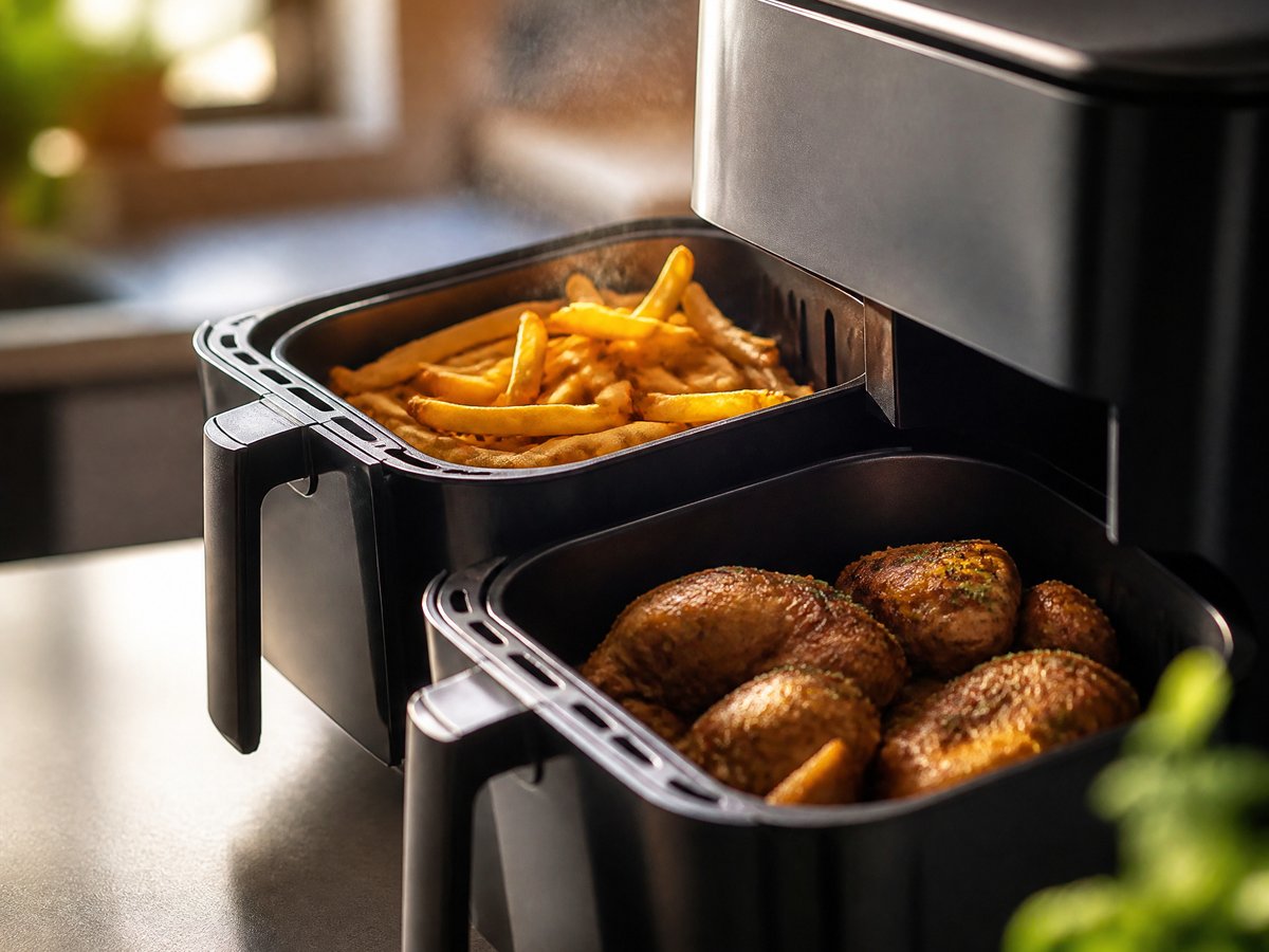 Heißluftfritteuse 2 Körbe - Cosori Turbo Blaze bleibt die Referenz im Test 2026
