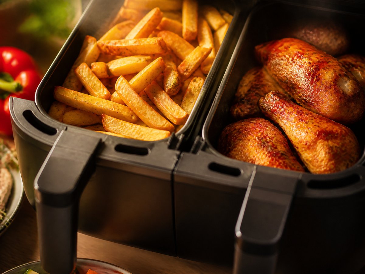 Heißluftfritteuse 2 Körbe - Weitere Produkte für die Küche im Vergleich: Zubehör und Kompaktgeräte