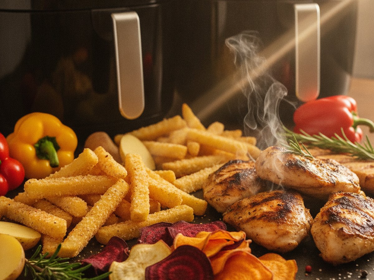 Heißluftfritteuse übereinander oder nebeneinander? - Häufig gestellte Fragen zu Heißluftfritteusen